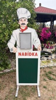 Stojan – nabídková tabule pro restauraci či bistro