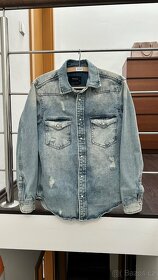 Pánská riflová džínová bunda