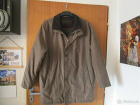 Pěkná khaki zelená pánská zimní bunda, vel. 50-54 - 1