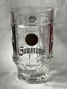 Starý pivní půllitr Gambrinus Plzeň - super stav - 1