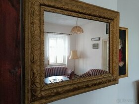 Starší zrcadlo, starožitný rám