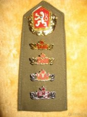 Armáda VMV, PS, army, ČSLA, náramenníky, výložky