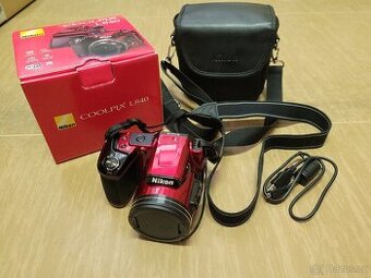 Nikon Coolpix L840 - červený (i s pouzdrem)