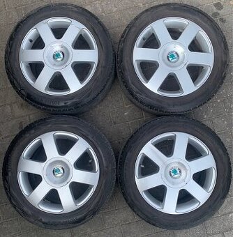 Alu kola Škoda 5x112, R16, letní, ET50