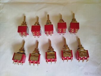 Tlačítka mini MTS-202, ON-ON, 6-pin - 1