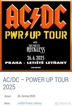 ACDC (STÁNÍ) - Praha Letňany 26.6.2025.