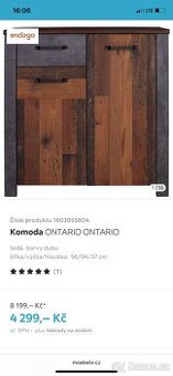 Nábytek Ontario nový