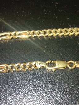 Zlatý řetízek, 14 k, 33g, puncováno