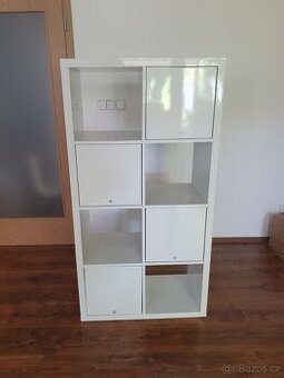 Ikea Kallax Policový díl, lesklá bílá, 77x147 cm
