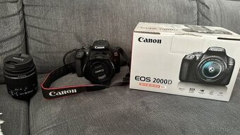 Canon EOS 2000D, 2 objektivy, 1.5 roku zbývá záruka