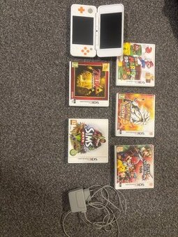 Nintendo new 2ds xl + 7 her