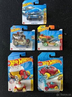 Hot wheels autíčka nove neotvorene 5 kusov (T)