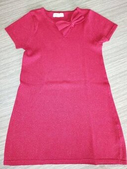 Dívčí úpletové šaty vel. 122/128 zn. H&M