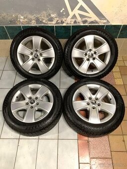 Alu kola Škoda R16 5X112 NOVÉ ZIMNÍ PNEU 205/55 R16 CRATERIS