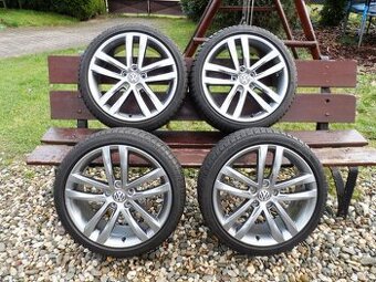 Originál Alu Kola +Zimní Pneu VW Golf  225/40/18 5X112