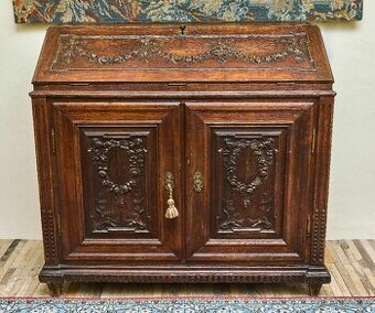 Klasicistní komoda se sekretářem - Originál