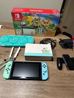 Nintendo switch v krásné limitované edici Animal Crossing