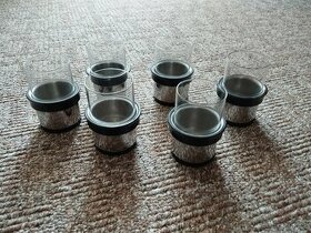 Sklenice na kávu Toner Stainless Czechoslovakia