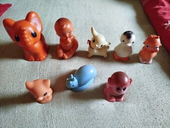 Retro gumové hračky