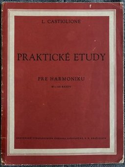 Noty akordeon:L.Castiglione - Praktiické etudy pre harmoniku