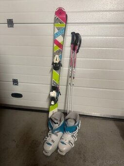 Dětské sjezdové lyže TecnoPro Sweety 110+boty+ hůlky 90