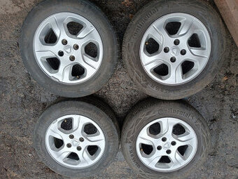 Sandero / Logan - originál alu 6x15 et40 + letní 185/65/15