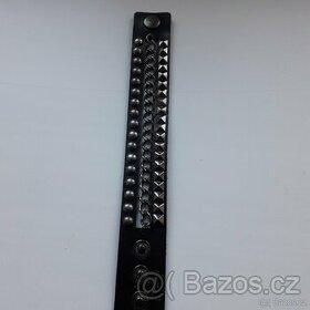 Kožený náramek, rock, metal