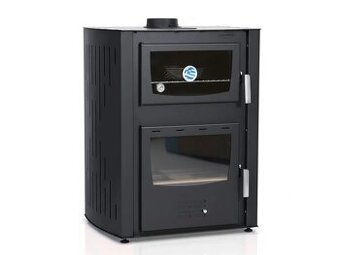 Krbová kamna s teplovodním výměníkem a troubou 25Kw 30Kw