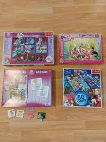 Clementoni/Trefl puzzle, memo, hry Disney Princess, Winx - 1