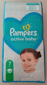 Pleny Pampers active baby 7 - 58 kusů