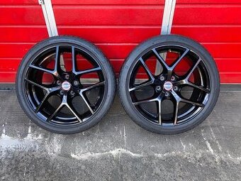 ALU kola 2x Borbet černé 18" 8J ET44 + pneu 225/40/R18