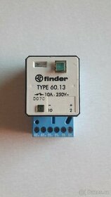 Relé Finder 24v type 60-13 včetně patice na lištu - 1