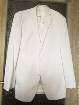 Bílé pánské sako Calvin Klein z USA