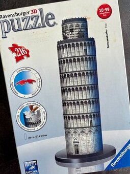 3D puzzle Šikmá věž v Pise, 216 dílků