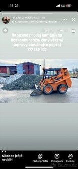 Kamenivo 0/32, 0/63, kopany pisek aj