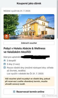 Wellness pobyt
