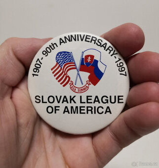 Odznak Slovenská liga v Amerike 90. výročie 1997 - 1