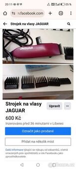 Strojek na vlasy, JAGUAR