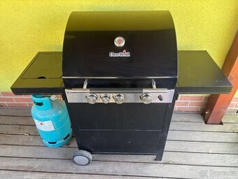 Plynový gril Char-Broil včetně bomby a plachty