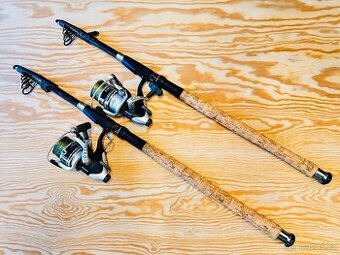 SET 2 + 2 / TELESKOPICKÉ PRUTY GULL PROGRESS TELE CARP / 3,3