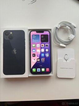 iPhone 13 128GB Midnight, baterie 100%