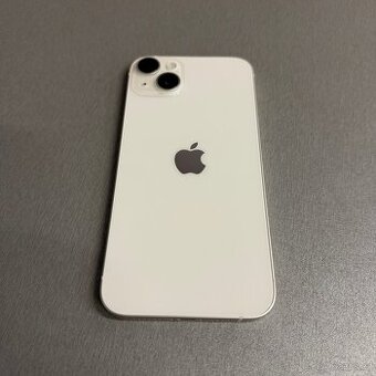 iPhone 14 Plus 128GB bílý, pěkný stav, 12 měsíců záruka