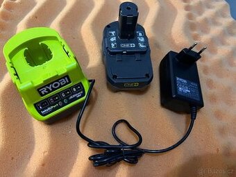 Set akumulátor + nabíječka Ryobi