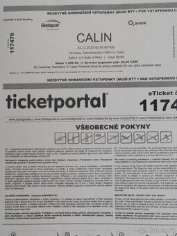 Calin O2 listek