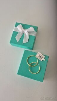 Nové stříbrné pozlacené kruhy