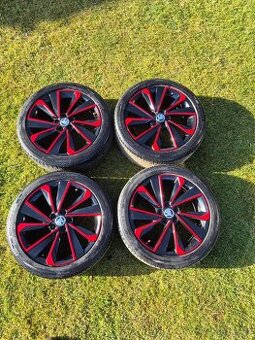 Škoda alu kola RIEGEL 17" FABIA IV s pneu 215/45 R17