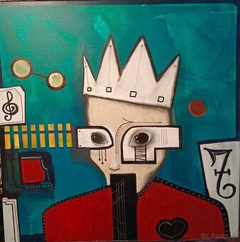 Obraz Bláznivý král