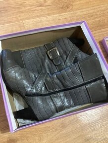 Dámské kozačky šedé