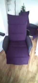 Prodám  Křesla CALARK černo šedá.5 x kusy pochromovaný podst