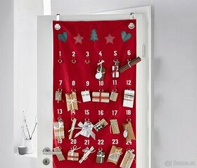 Látkový adventní kalendář